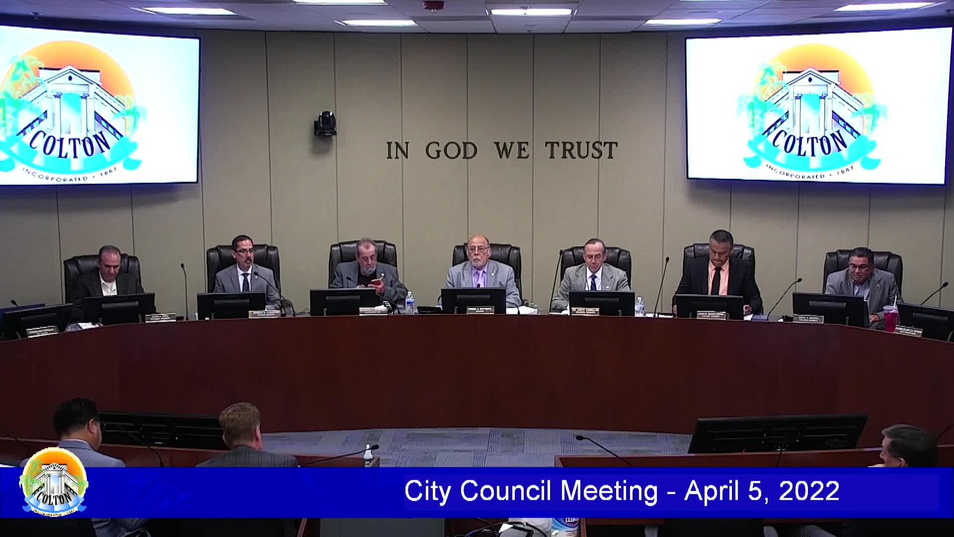 City Council Meeting - 04.05.2022