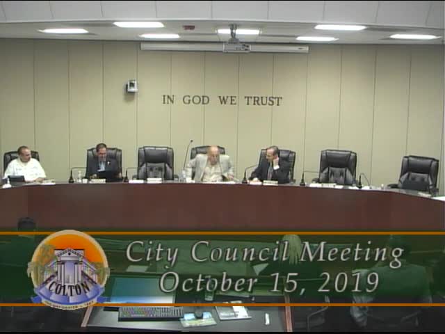 City Council Meeting - 10.15.2019